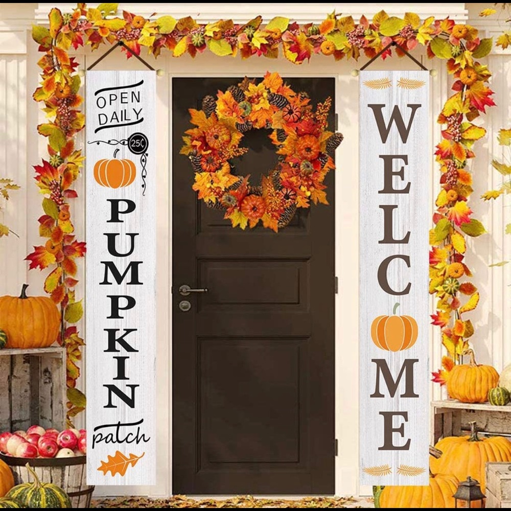 New autumn Halloween outdoor indoor banners (2)